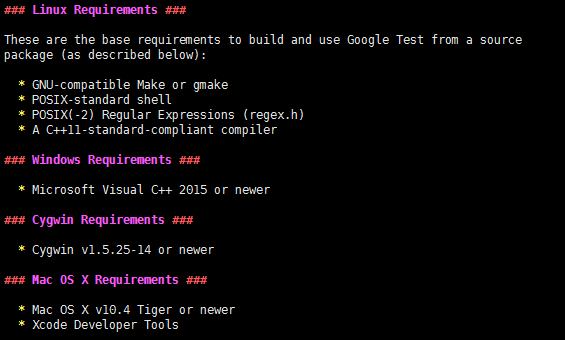 gtest cmake